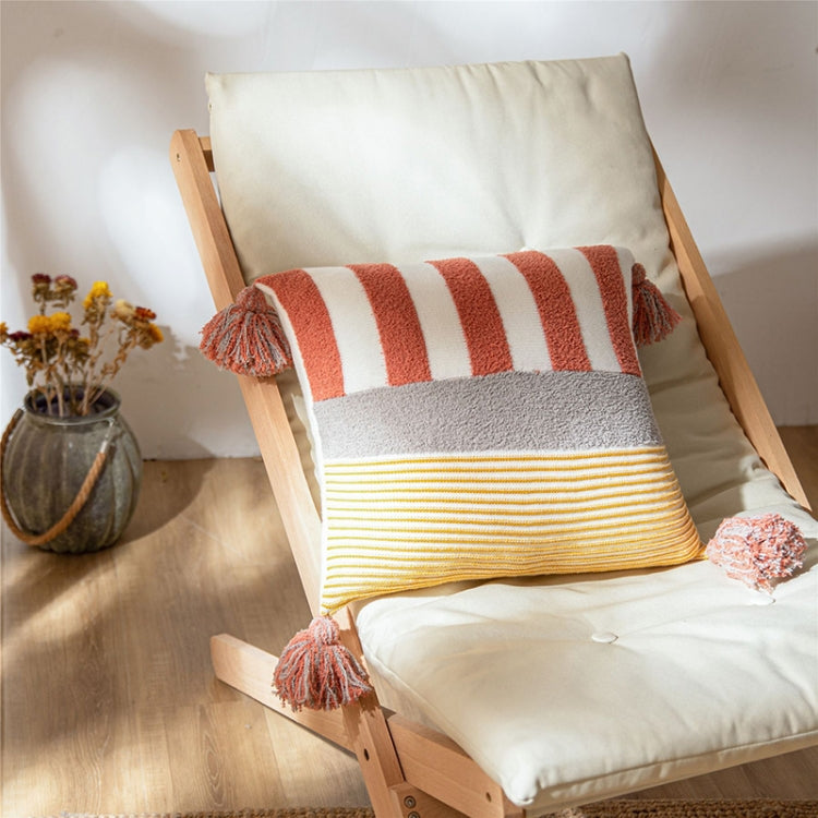 Home Furnishing Decoration Textile Throw Pillow Knitted Sofa Cushion Cover Without Core, Size: 45x 45 cm