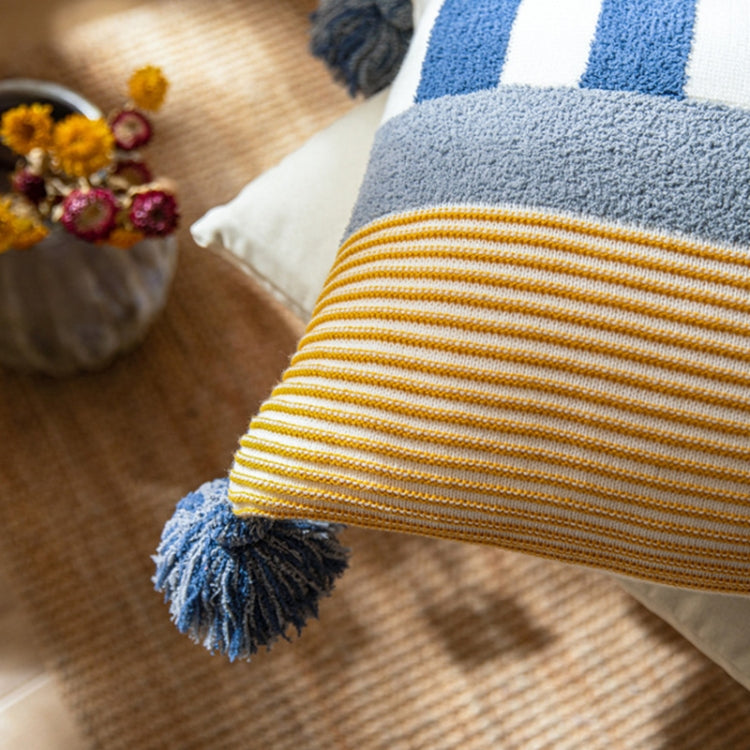 Home Furnishing Decoration Textile Throw Pillow Knitted Sofa Cushion Cover Without Core, Size: 45x 45 cm