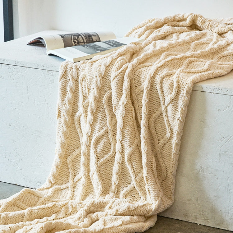 Home Soft Decoration Chenille Knitted Leisure Blanket Sofa Air Conditioning Blanket Car Blanket, Dimensions: 130x180cm