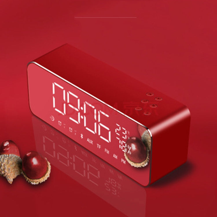 S1 Temperature Audio Steel Cannon Metal High Volume Card Car Bluetooth Speaker with Clock