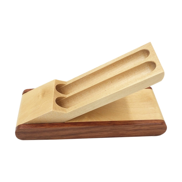 Creative Maple Pen Set with Wooden Pen Box Student Stationery Office Gifts, Style:Fountain Pen+Signing Pen+Pen Box