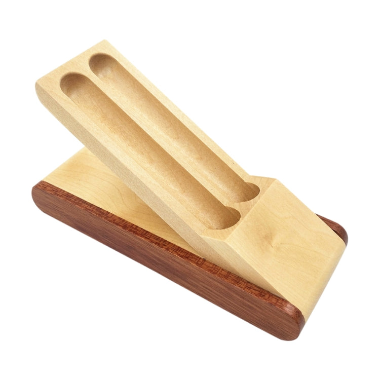 Creative Maple Pen Set with Wooden Pen Box Student Stationery Office Gifts, Style:Signing Pen+Ballpoint Pen+Pen Box