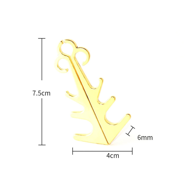 4 PCS Multifunctional Bottle Opener Magnetic Convenient Mobile Phone Holder Fixed Bracket Pendant Color Random Deilvery