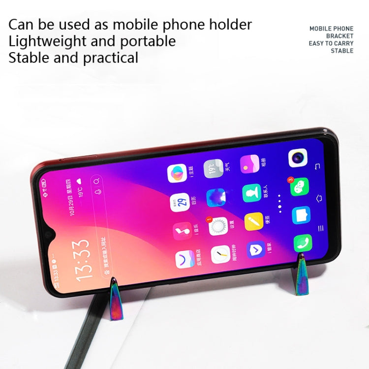 4 PCS Multifunctional Bottle Opener Magnetic Convenient Mobile Phone Holder Fixed Bracket Pendant Color Random Deilvery