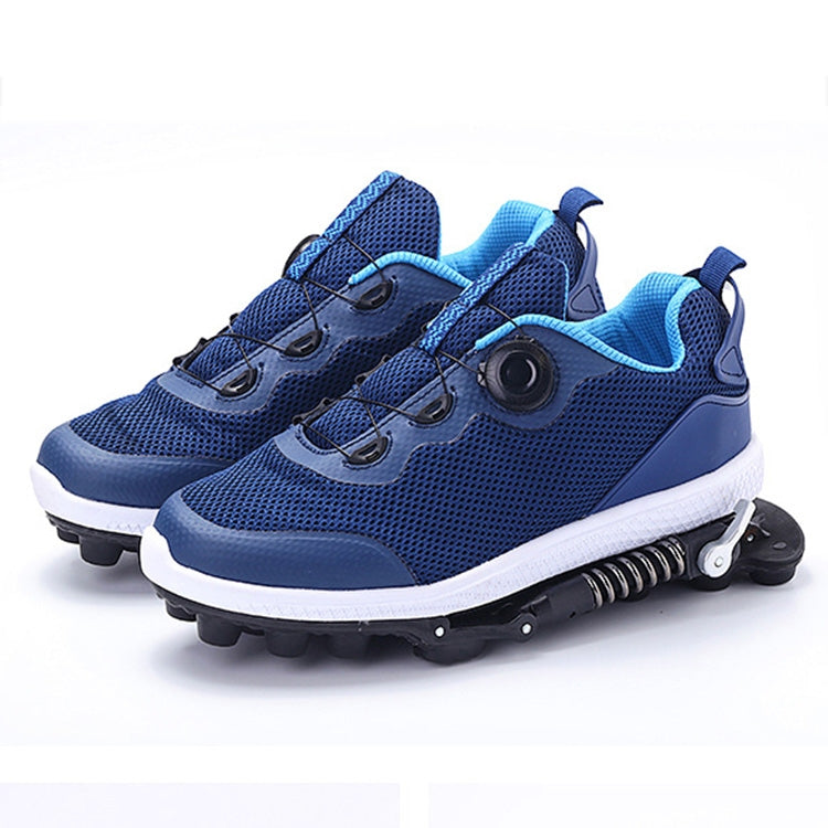 Mechanical Run-up Spring Shoes Outdoor Sports Shock Absorption Anti-Slip Running Shoes, Size: 44