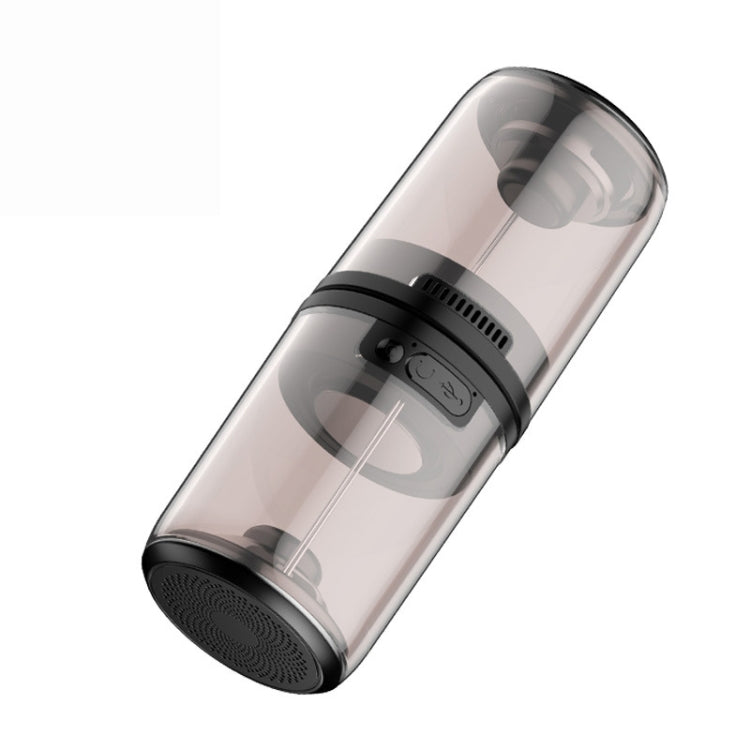 D08S TWS Transparent Night Light Square Dance Bluetooth Speaker Outdoor Portable Magnetic Speaker, Colour: Two Interconnected Speakers