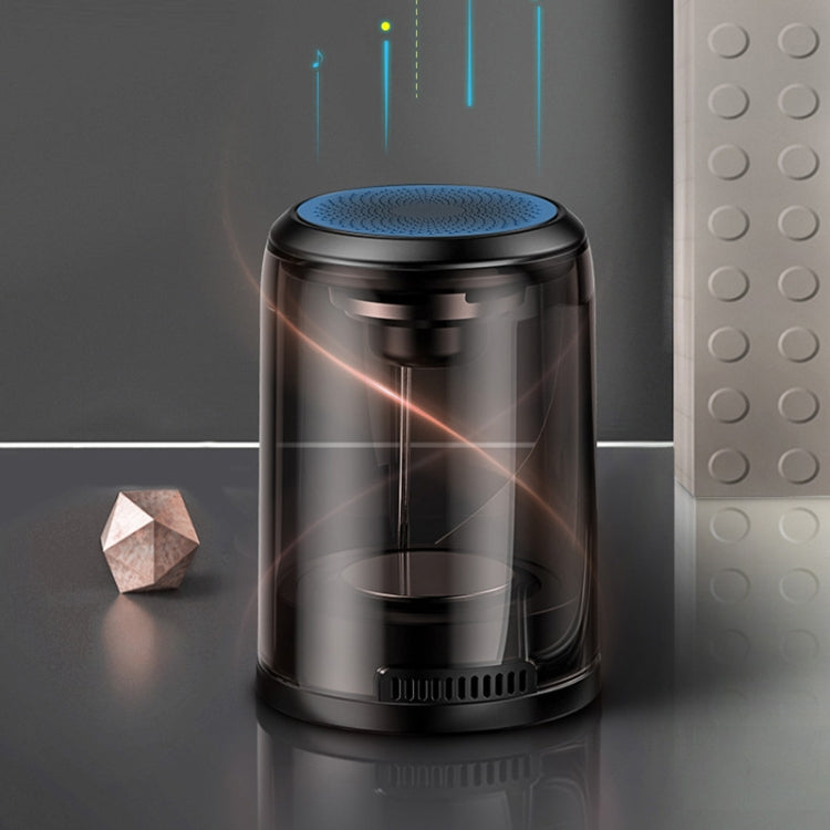 D08S TWS Transparent Night Light Square Dance Bluetooth Speaker Outdoor Portable Magnetic Speaker, Colour: Single Speaker