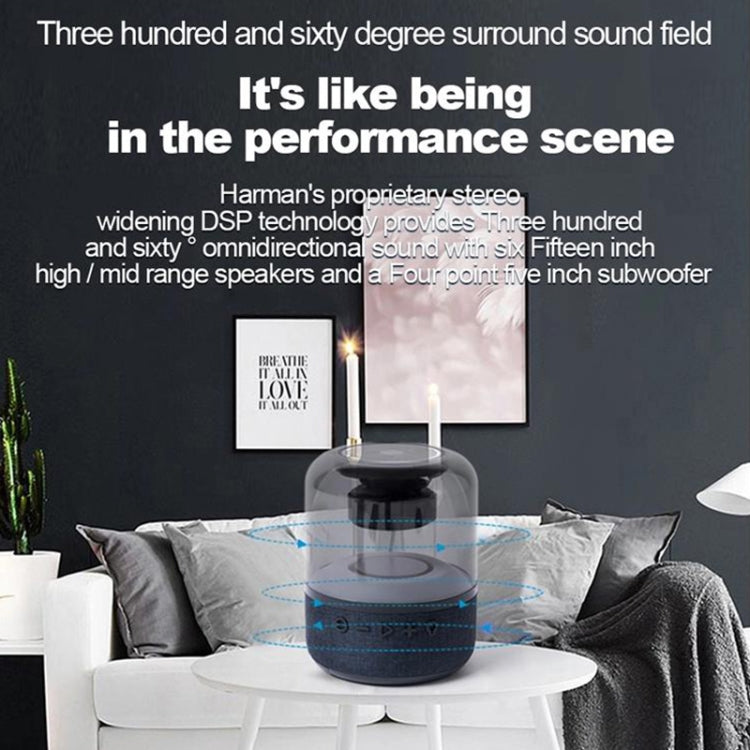 JY02 TWS Colorful Bluetooth Speaker Crystal Portable Wireless Transparent LED Light Mini Speaker