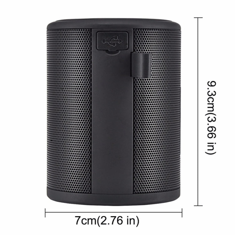 T2 min Outdoor Wireless Bluetooth Speaker Subwoofer Waterproof Speaker with Carabiner
