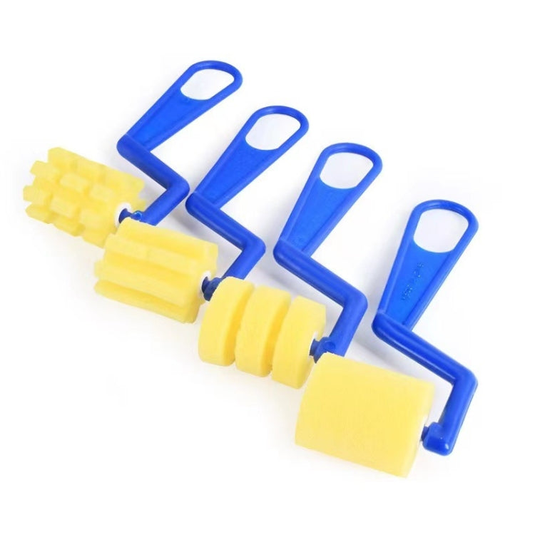 10 Packs Children DIY Painting Sponge Brush Art Graffiti Sponge Roller(Small 7 Words)