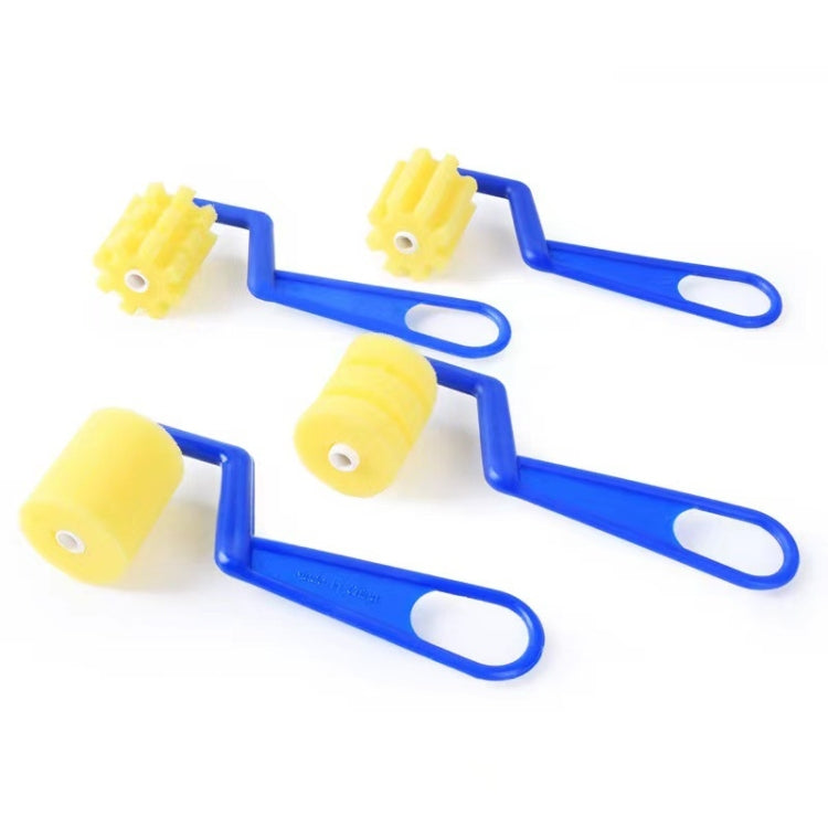 10 Packs Children DIY Painting Sponge Brush Art Graffiti Sponge Roller(Small 7 Words)