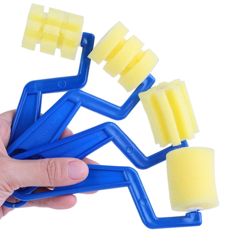 10 Packs Children DIY Painting Sponge Brush Art Graffiti Sponge Roller(Small 7 Words)