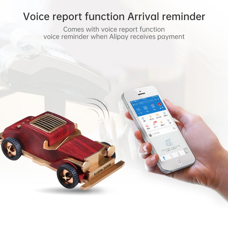 AS60 Retro Car Shape Wooden Subwoofer Mini Wireless Bluetooth Speaker