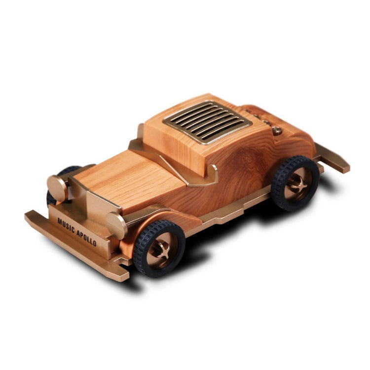 AS60 Retro Car Shape Wooden Subwoofer Mini Wireless Bluetooth Speaker