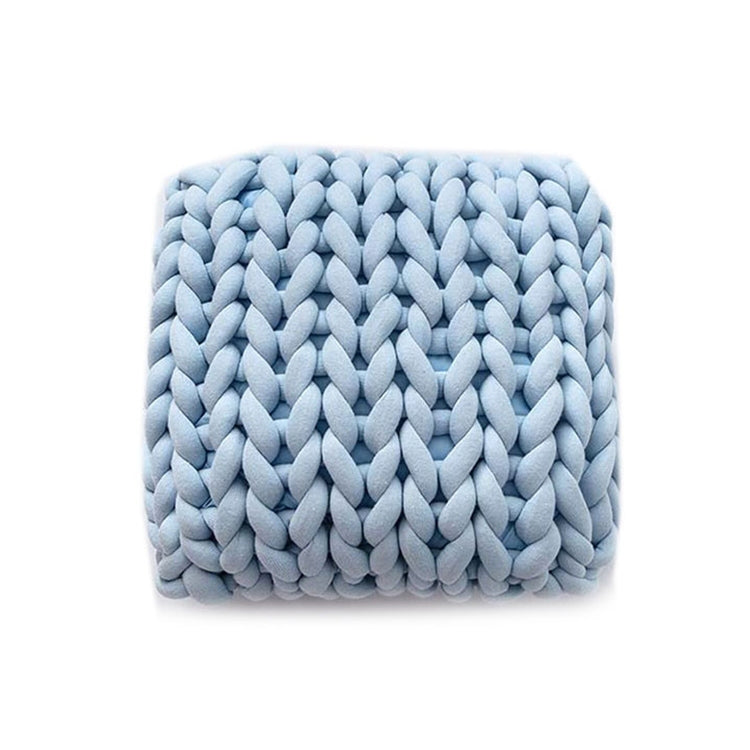 Handmade Knitted Pillow Sofa Car Cushion, Size: 35 x 35 CM