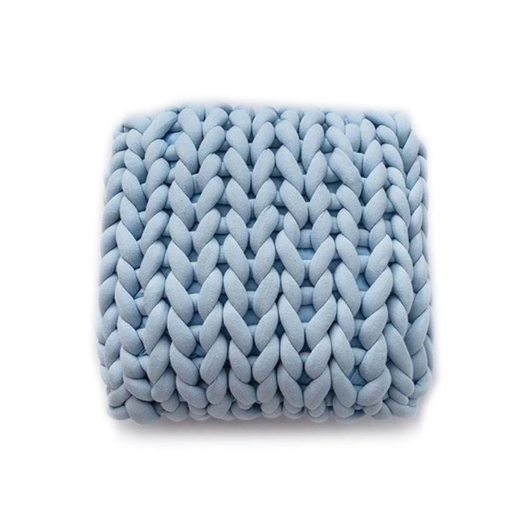 Handmade Knitted Pillow Sofa Car Cushion, Size: 35 x 35 CM