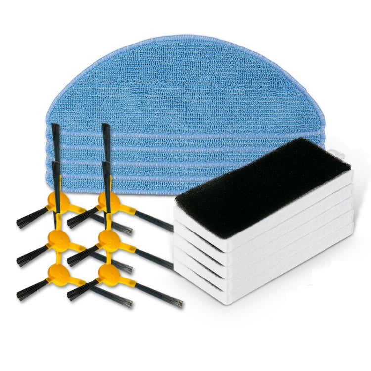 Sweeper Rag + Roller Brush + Side Brush + Filter for Haier Xingyao M2/TAB-T710L/TT53