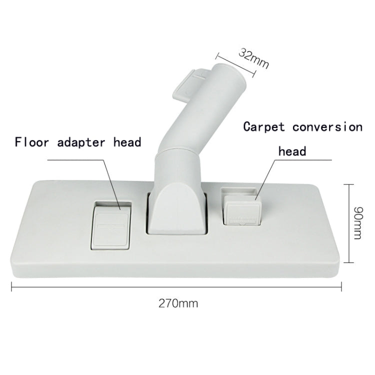 2 PCS Vacuum Cleaner Accessories Floor Brush Head for Philips FC5225 / 5226 / 5228 / 5822 / 8086
