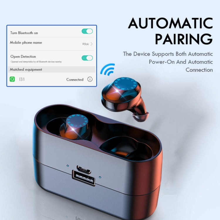 I31 TWS Intelligent Noise Cancelling HIFI Sound Quality Stereo Wireless Bluetooth Earphone