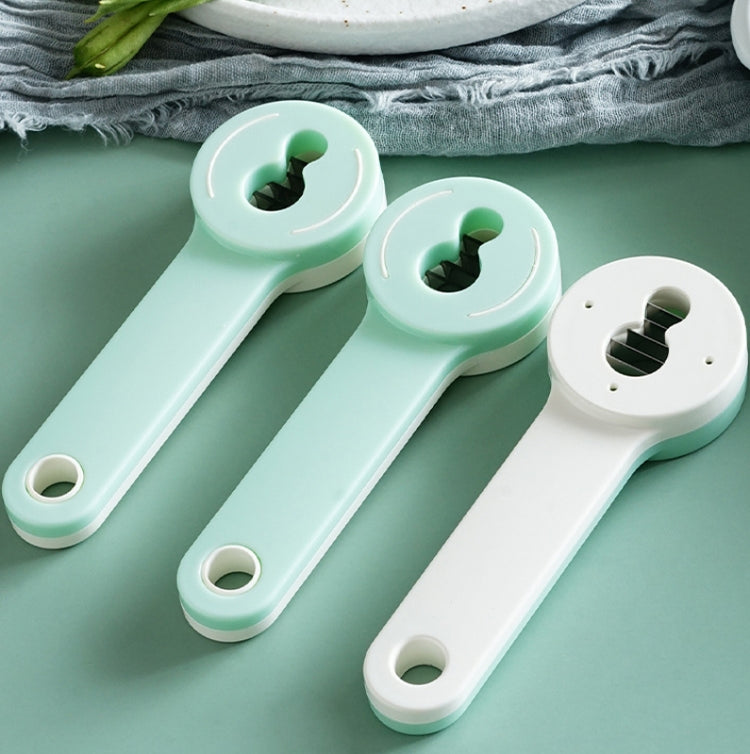 6 PCS  Kitchen Supplies Multifunctional Beans Shredder Pepper Garlic Shredder Slicer