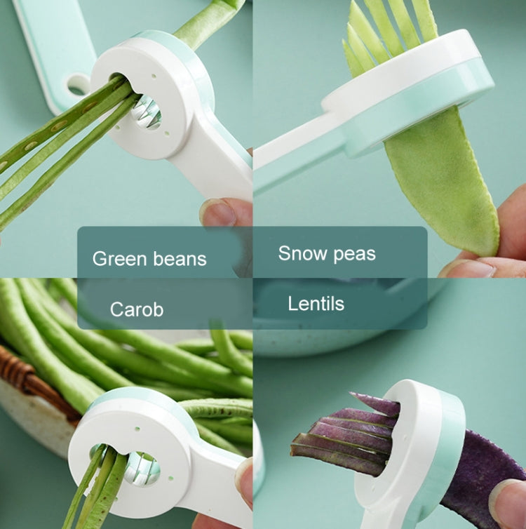 6 PCS  Kitchen Supplies Multifunctional Beans Shredder Pepper Garlic Shredder Slicer