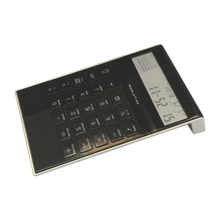 LCD Calculator With Alarm Clock World Time Perpetual Calendar Functions