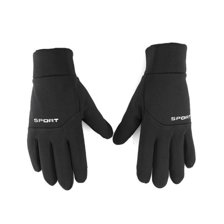 QX-2020-005 Outdoor Cycling Mountaineering Skiing Waterproof Windproof Touch Screen Plus Velvet Warm Sports Gloves, Size: L