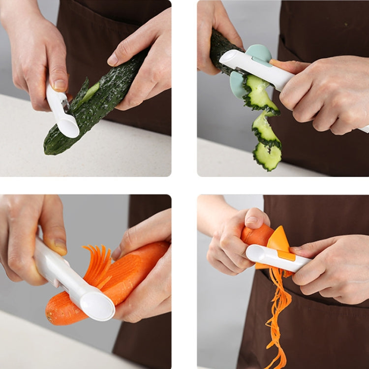 5 PCS Creative Kitchen Tool Multi-Function Grater 3 In 1 Fruit Salad Shredder Random Coulor Delivery