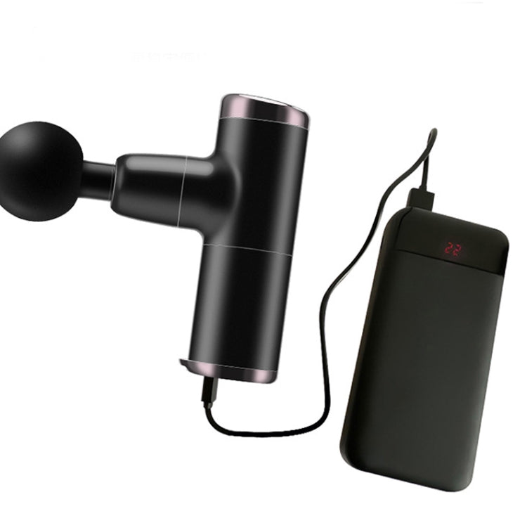 Fascia Gun Pocket Electric Shock Gun  Muscle Massage Gun, Specification: MiniA (Black)