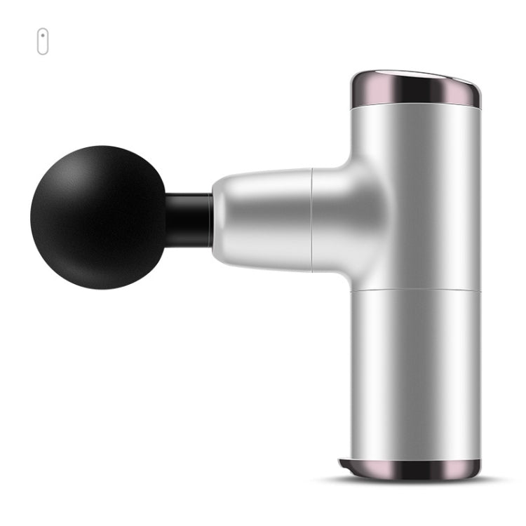 Fascia Gun Pocket Electric Shock Gun  Muscle Massage Gun, Specification: MiniA (Silver)