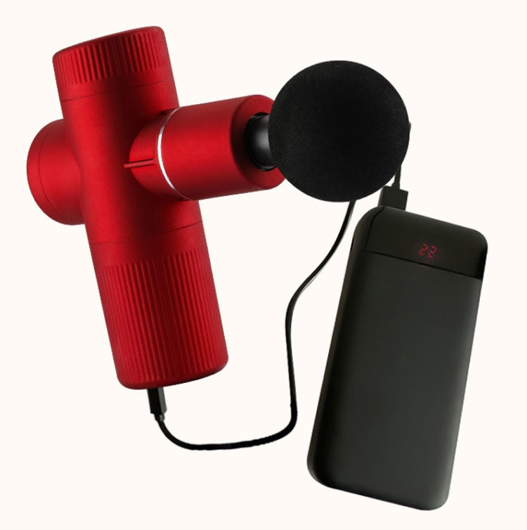 Fascia Gun Pocket Electric Shock Gun  Muscle Massage Gun, Specification: MiniB (Red)