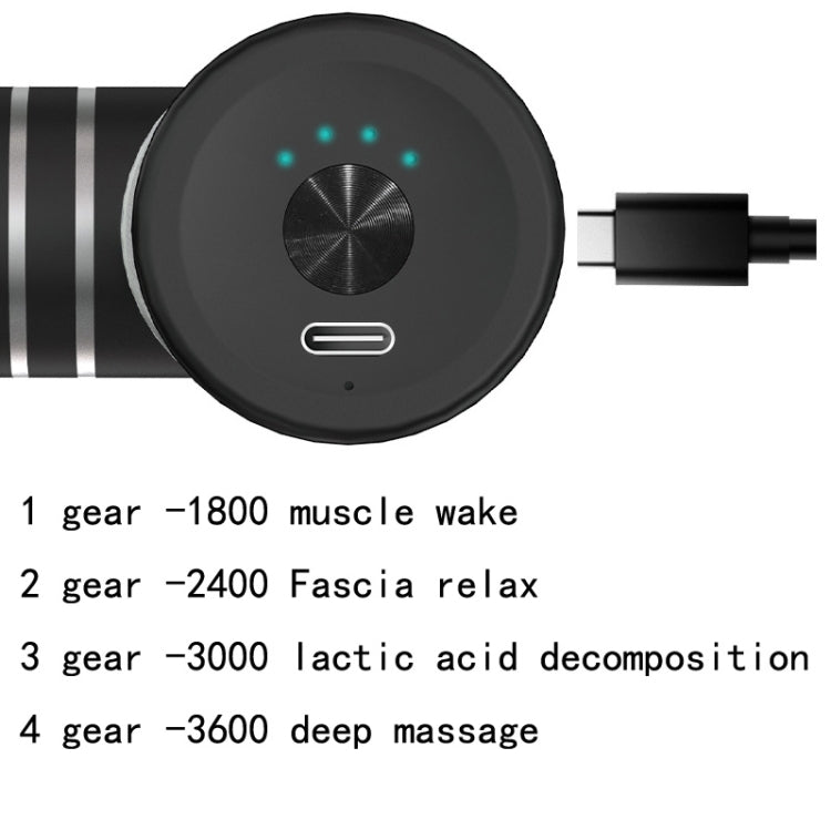 Mini Fascia Gun USB Charging Portable Muscle Relaxation Massager