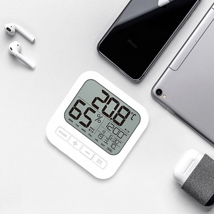 Desktop Wall-Mounted Thermometer And Hygrometer Alarm Clock Electronic Clock