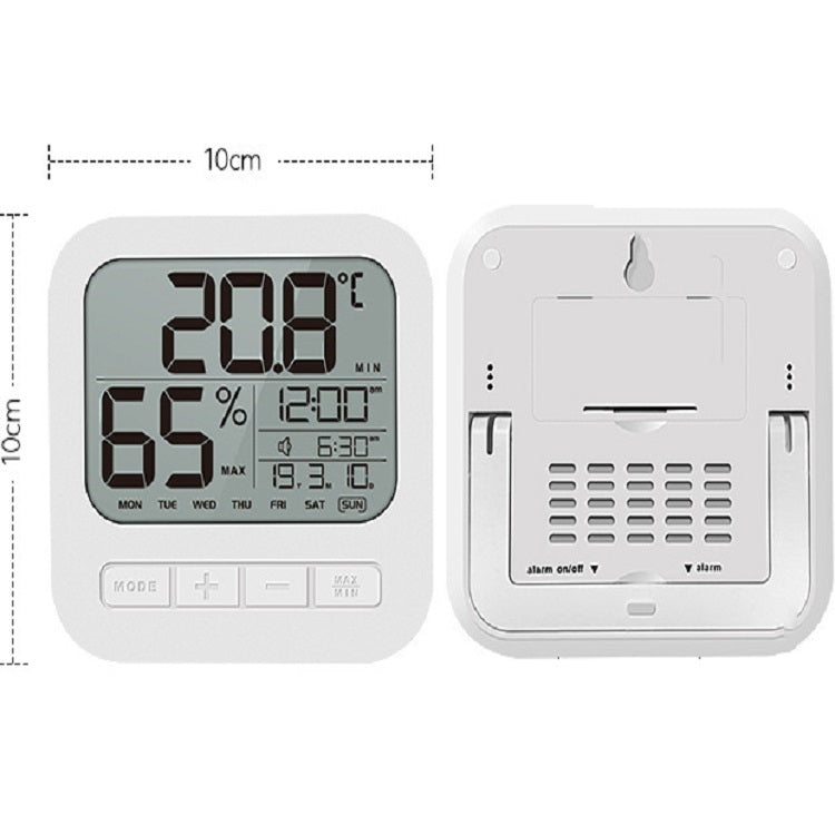 Desktop Wall-Mounted Thermometer And Hygrometer Alarm Clock Electronic Clock