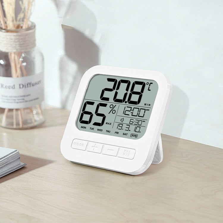 Desktop Wall-Mounted Thermometer And Hygrometer Alarm Clock Electronic Clock