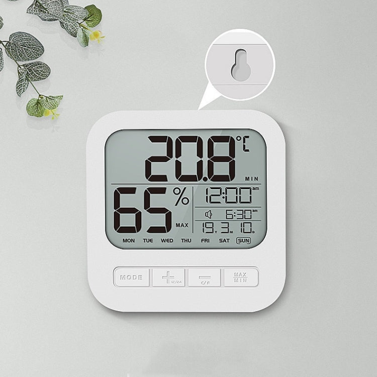 Desktop Wall-Mounted Thermometer And Hygrometer Alarm Clock Electronic Clock