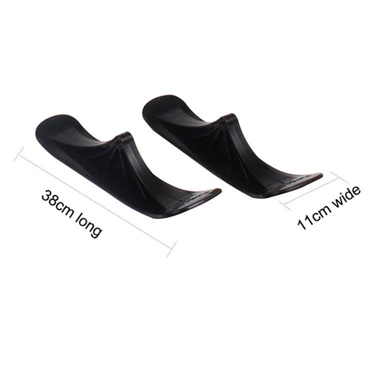 2 PCS Children Skating Scooter Sled Ski Vehicle Accessories Dual-Purpose Ski Vehicle Two-Wheeled Outdoor Equipment