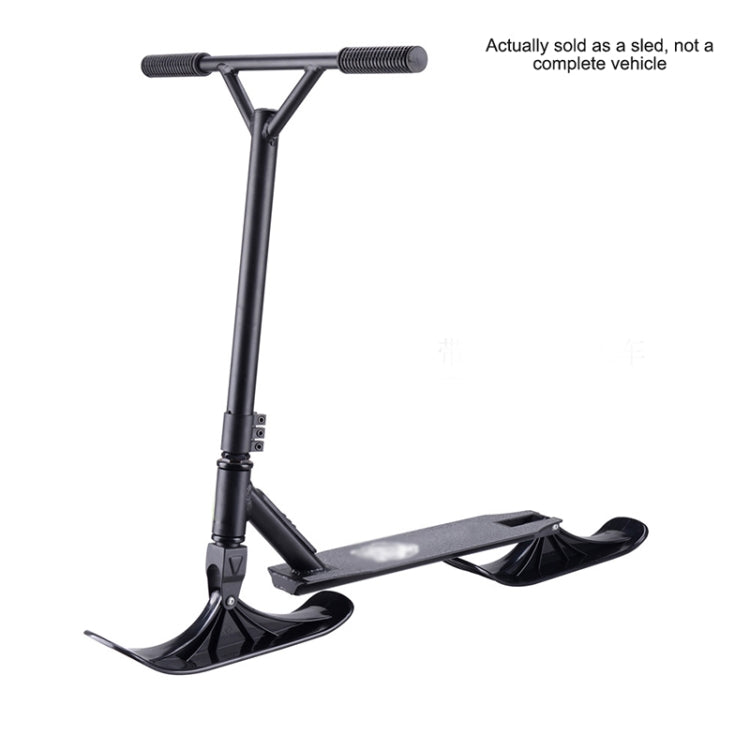 2 PCS Children Skating Scooter Sled Ski Vehicle Accessories Dual-Purpose Ski Vehicle Two-Wheeled Outdoor Equipment
