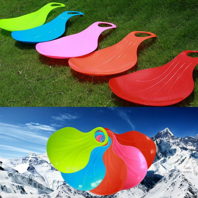 5 PCS Fan-Shaped Children Adult Thickened Wear-Resistant Grass Sliding Mat Sand Board Snowboard, Random Color Delivery