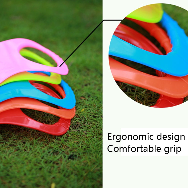 5 PCS Fan-Shaped Children Adult Thickened Wear-Resistant Grass Sliding Mat Sand Board Snowboard, Random Color Delivery