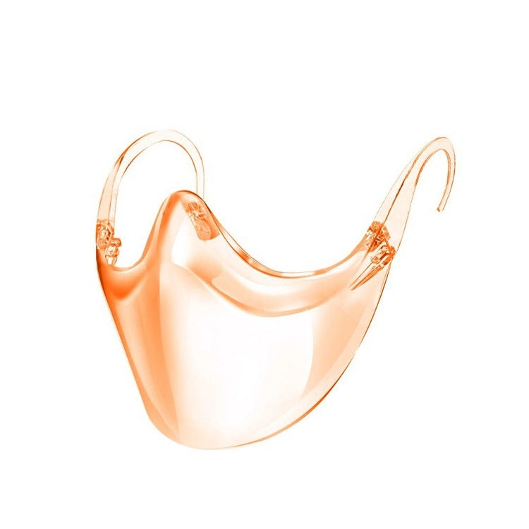2 PCS Color Transparent PC Face-Shielding Anti-Fog Anti-Splash Anti-Virus Dustproof Isolating Face Shield, Size: Free Size