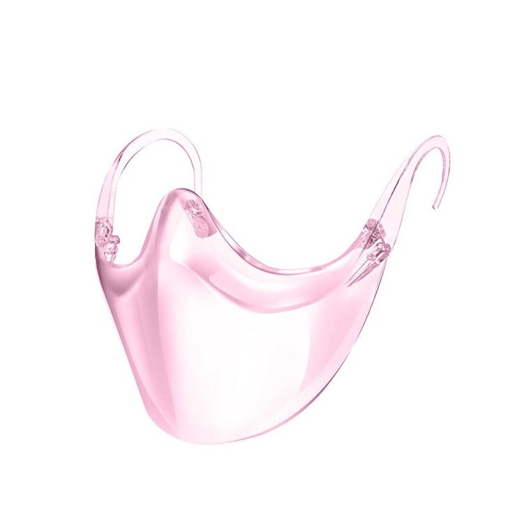 2 PCS Color Transparent PC Face-Shielding Anti-Fog Anti-Splash Anti-Virus Dustproof Isolating Face Shield, Size: Free Size