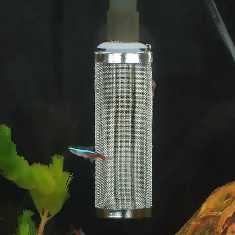 3 PCS Stainless Steel Water Inlet Protective Cover Fish Tank Aquarium Filter Water Inlet Suction Filter Cover, Specification: Black 16mm