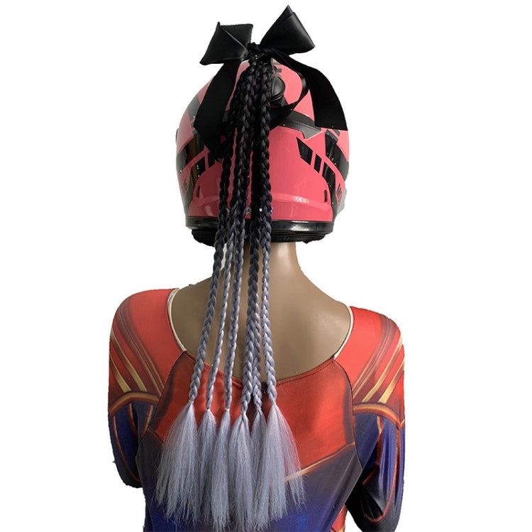 Bowknot Braid Hand-Woven Gradient Color Chemical Fiber Dirty Braid