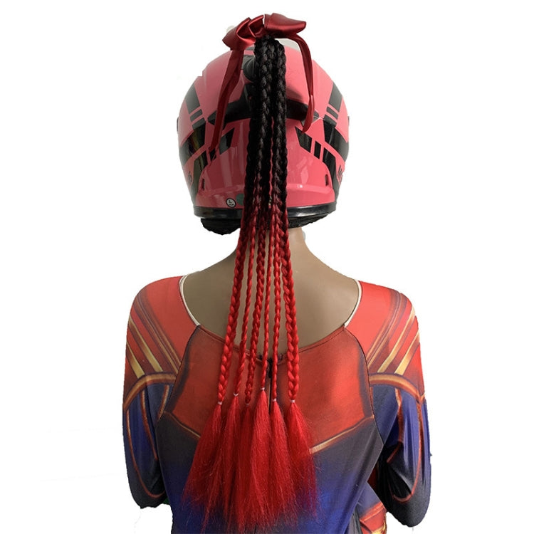 Bowknot Braid Hand-Woven Gradient Color Chemical Fiber Dirty Braid