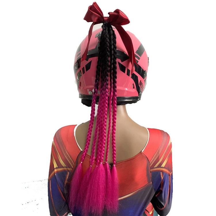 Bowknot Braid Hand-Woven Gradient Color Chemical Fiber Dirty Braid