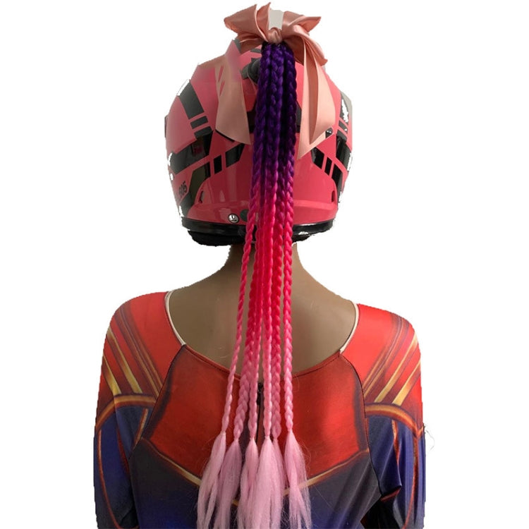 Bowknot Braid Hand-Woven Gradient Color Chemical Fiber Dirty Braid