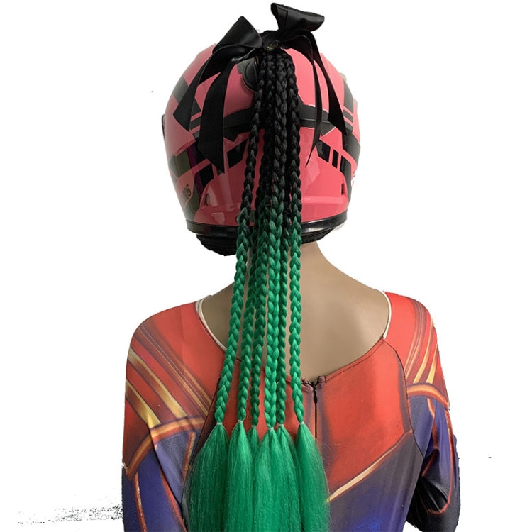 Bowknot Braid Hand-Woven Gradient Color Chemical Fiber Dirty Braid