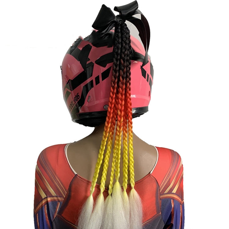 Bowknot Braid Hand-Woven Gradient Color Chemical Fiber Dirty Braid