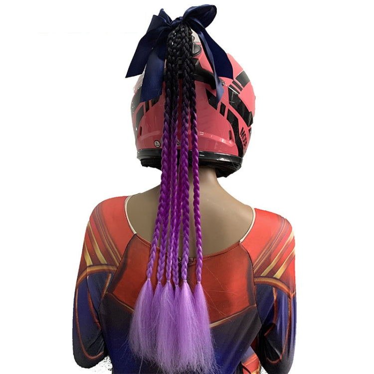 Bowknot Braid Hand-Woven Gradient Color Chemical Fiber Dirty Braid